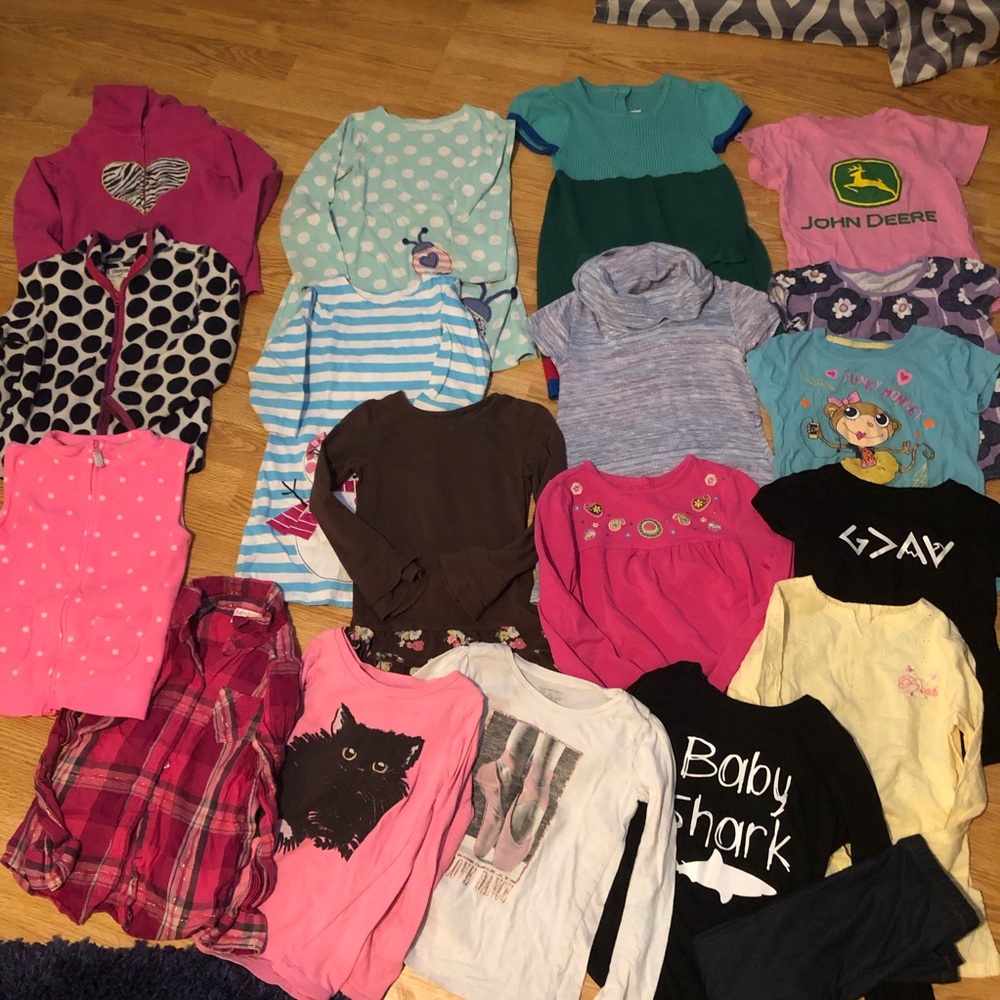 Girls Lot Bundle of Clothes 4/5 5T XS